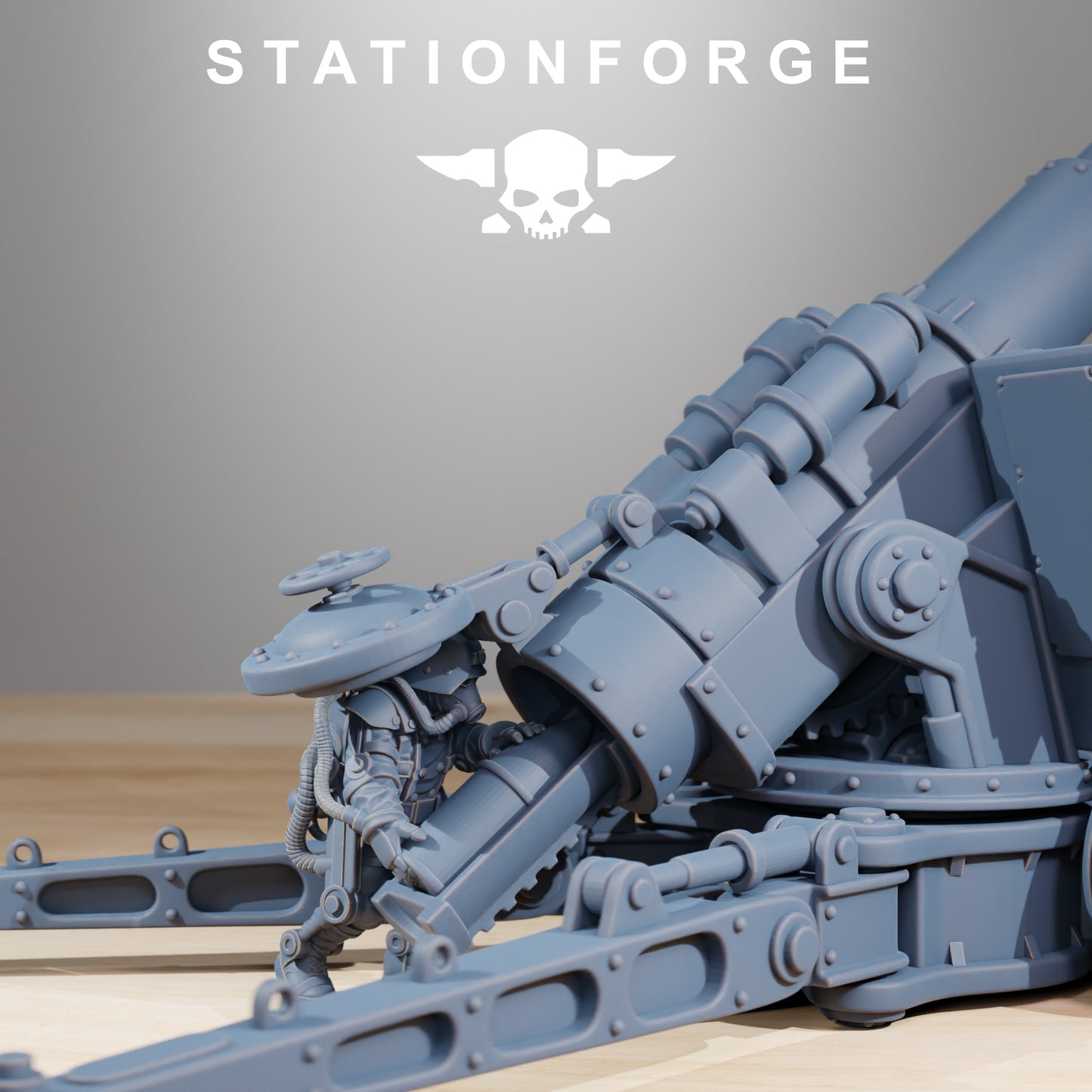 Schwere Artillerie der GrimGuard – Station Forge