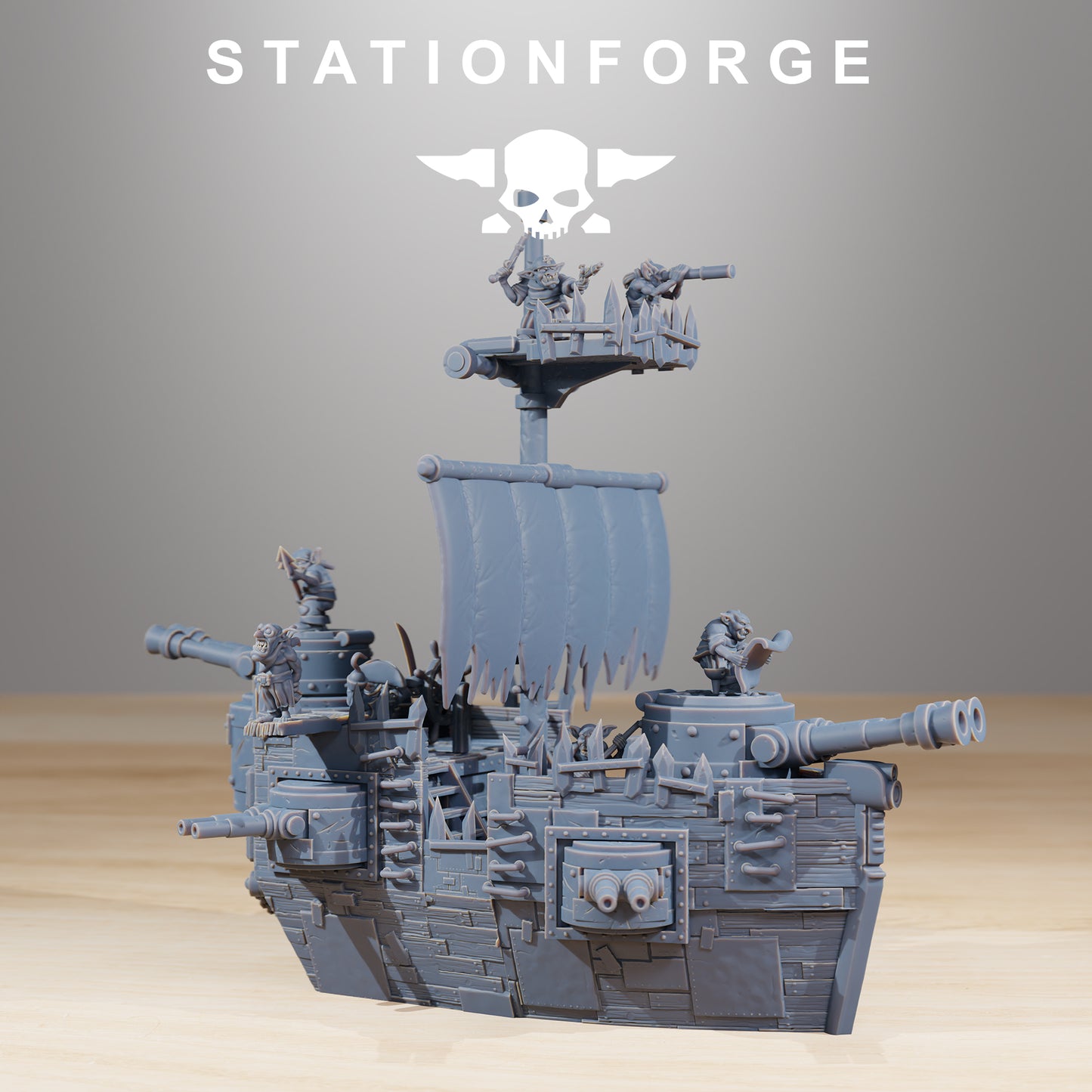 Gobs Short Pearl Battle Ship - Station Forge