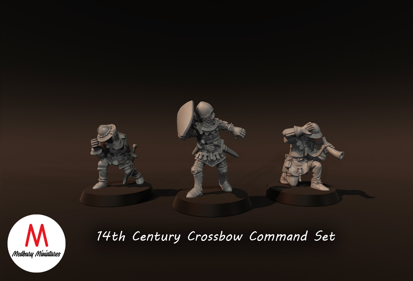 14th Century Crossbow Command Set - Medbury Miniatures