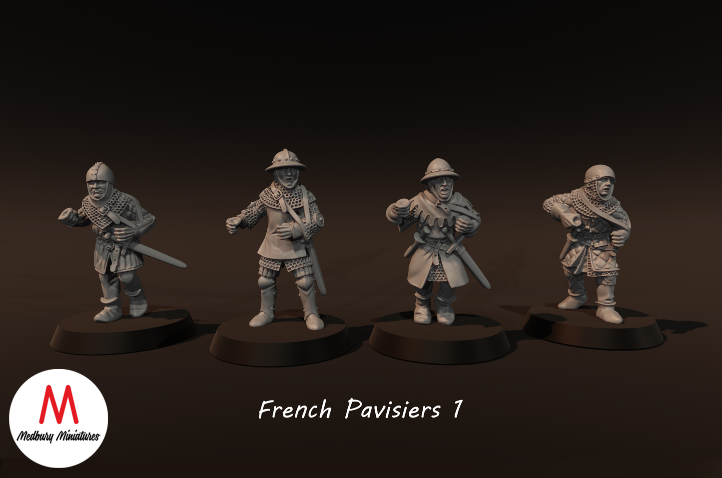 French Pavisiers 1 - Medbury Miniatures