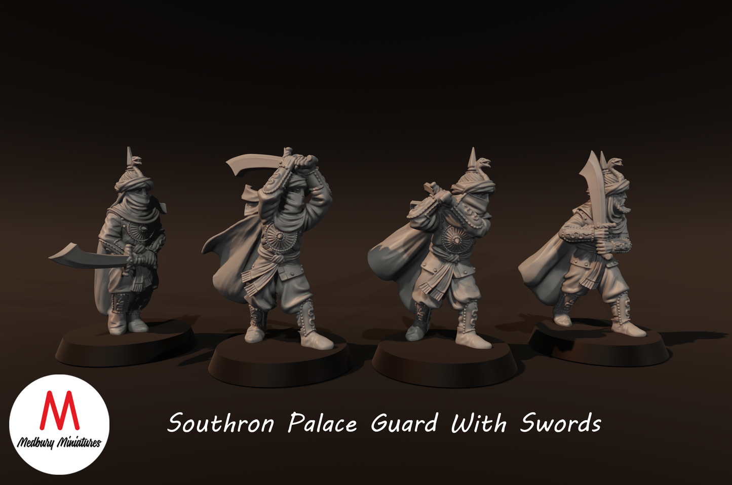 Southron Palace Guard with Swords - Medbury Miniatures