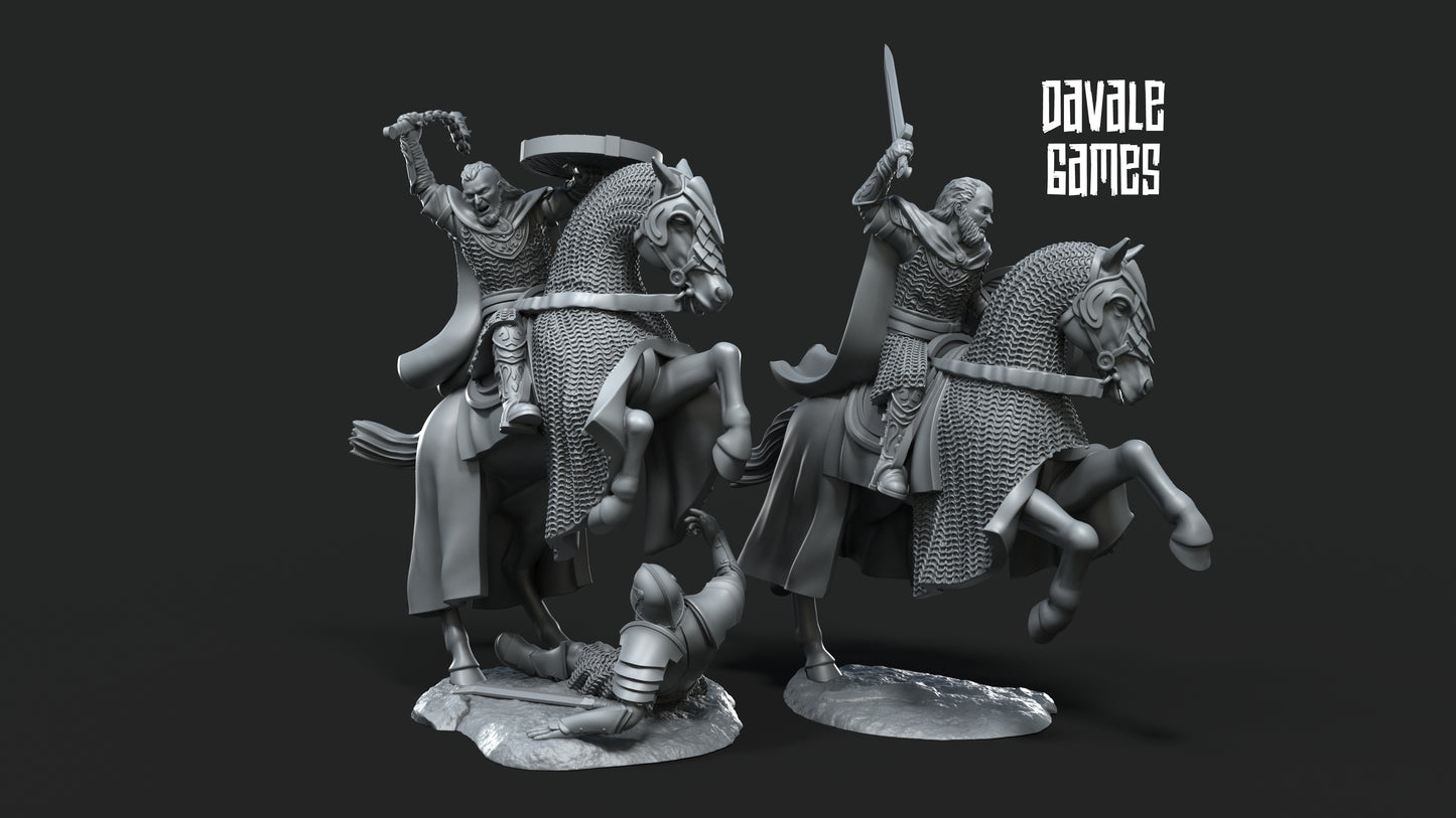 West Humans Hammer-Sons Cavalry Extra Poses - Davale Games