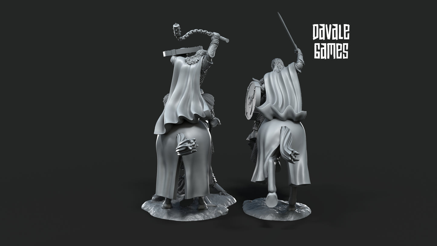 West Humans Hammer-Sons Cavalry Extra Poses - Davale Games