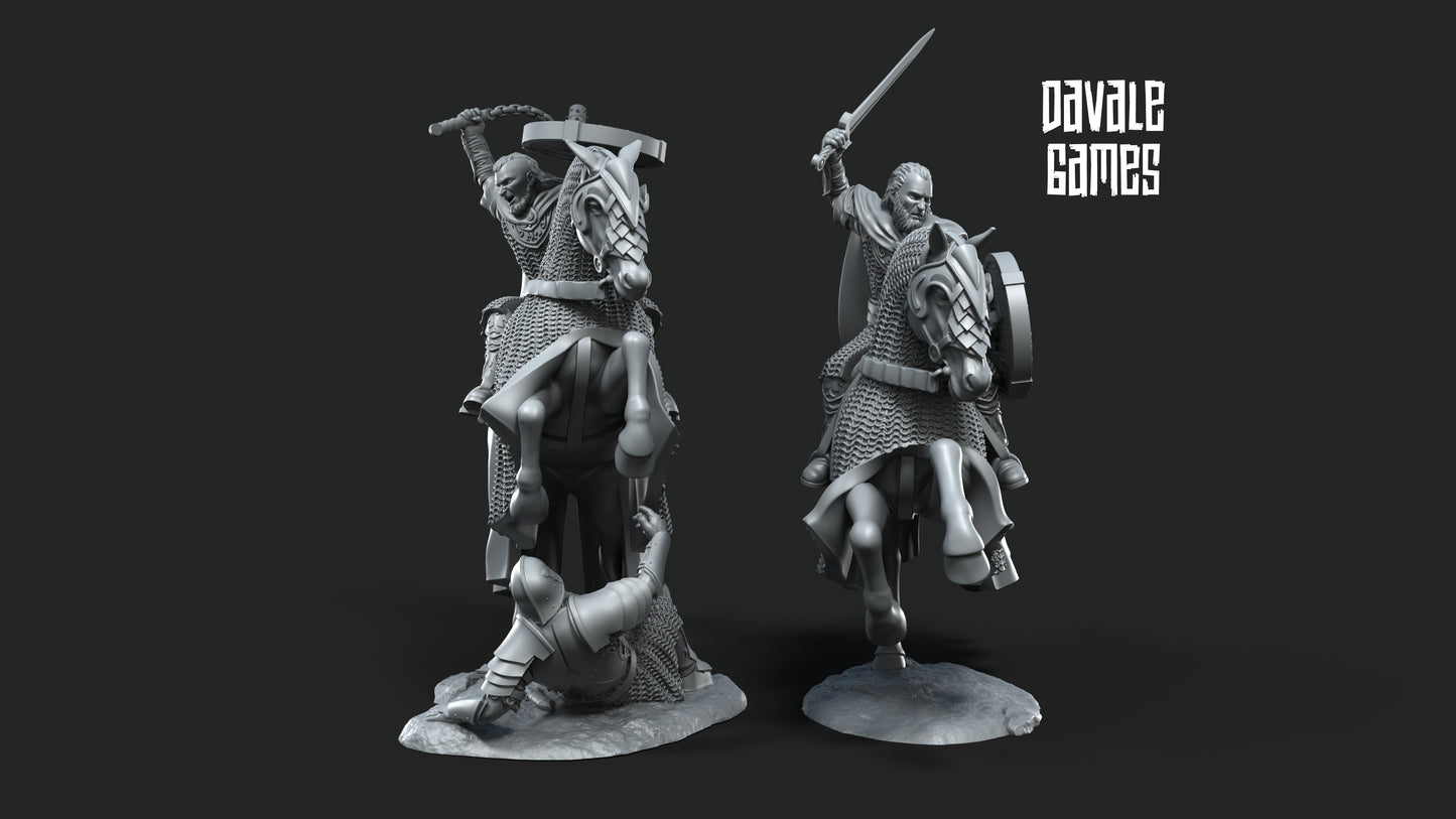 West Humans Hammer-Sons Cavalry Extra Poses - Davale Games