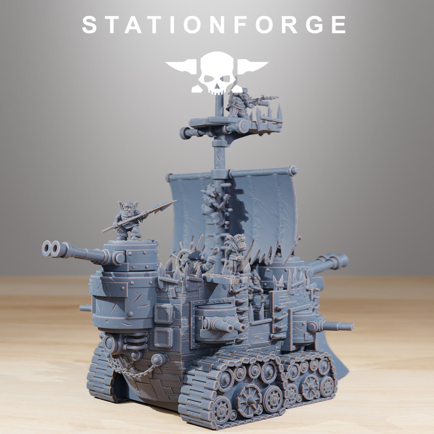 Gobs Short Pearl Battle Ship - Station Forge