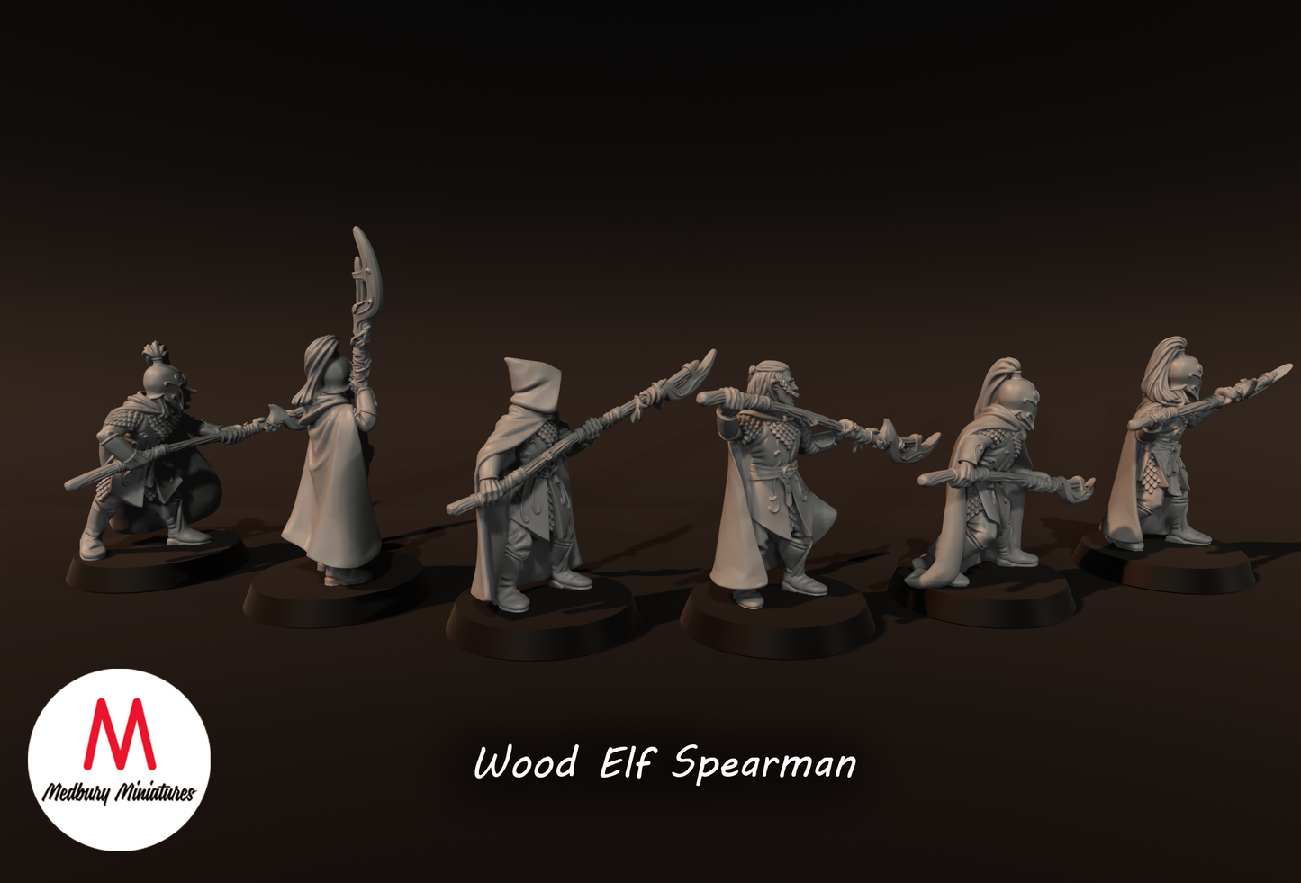 Wood Elf Spearmen - Medbury Miniatures