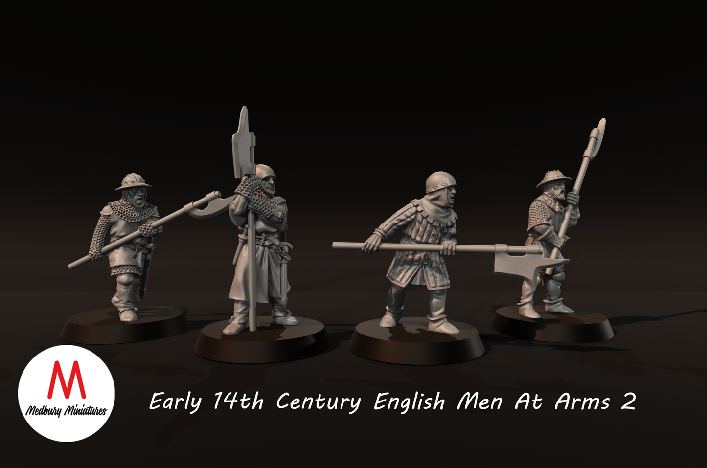 Early 14th Century English Men at Arms 2 - Medbury Miniatures