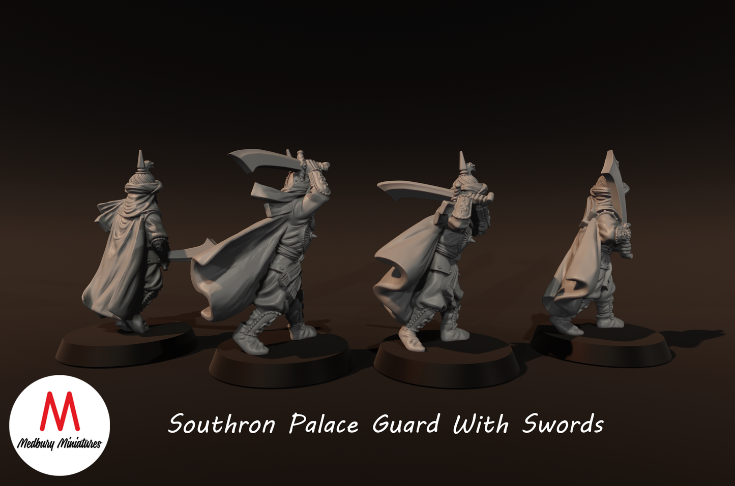 Southron Palace Guard with Swords - Medbury Miniatures