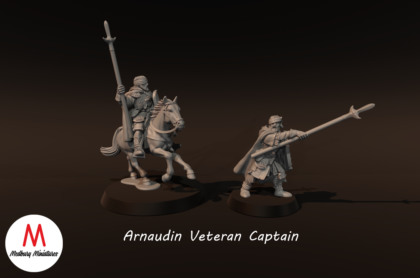 Arnaudin Veteranenkapitän - Medbury Miniatures