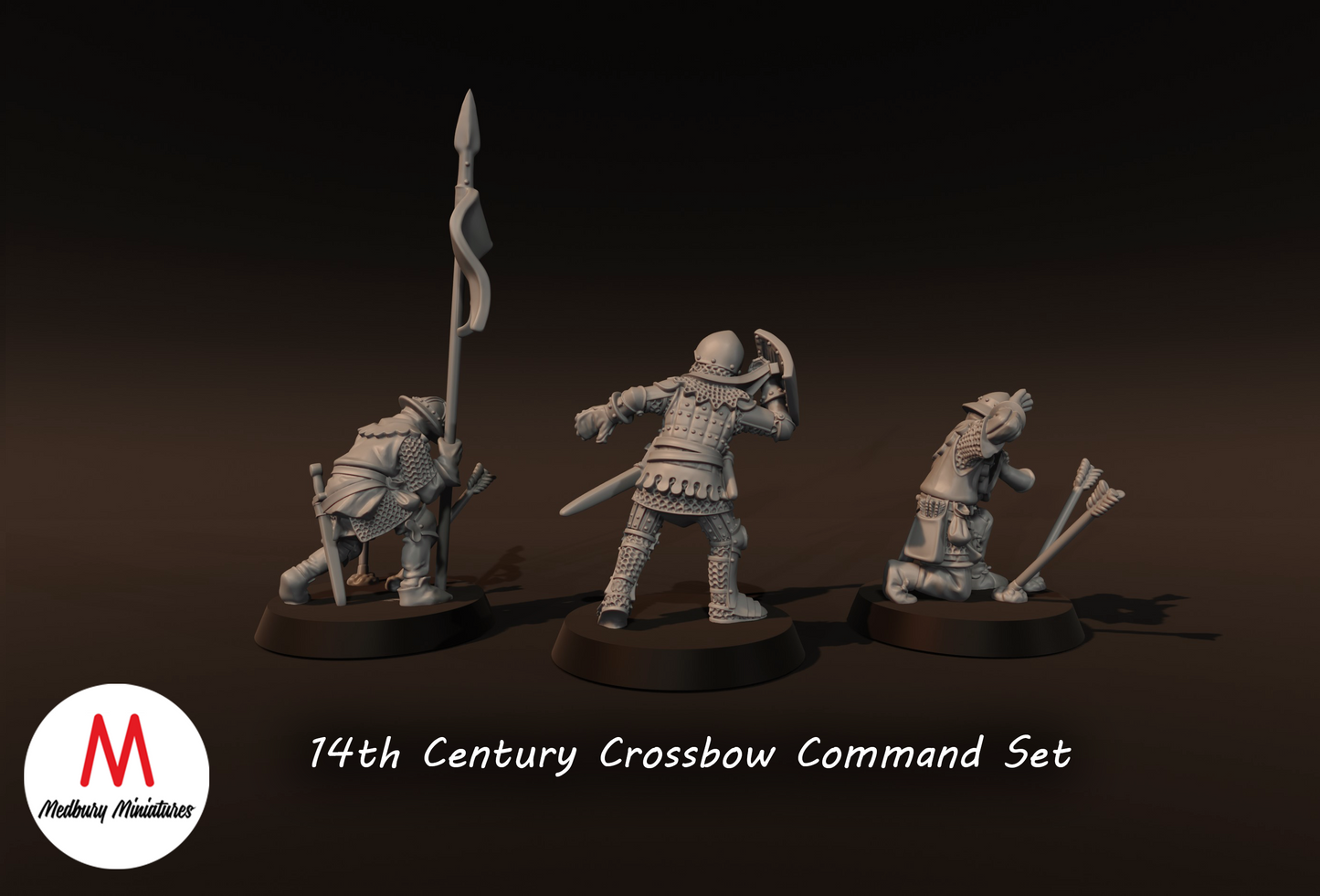 14th Century Crossbow Command Set - Medbury Miniatures