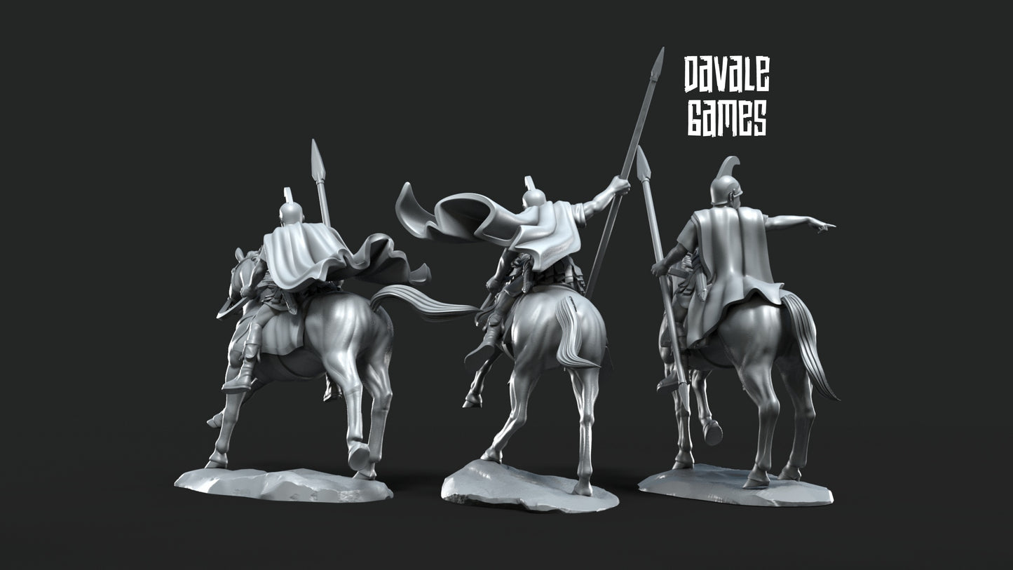 3x Light Skirmish Cavalry of Zeus - Mythological - Davale Games