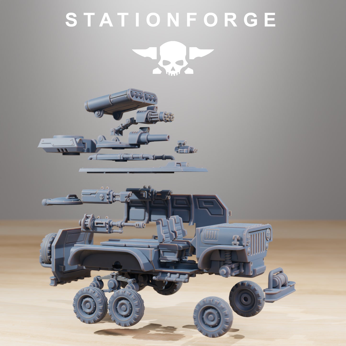 GrimGuard – Gepanzertes Fahrzeug – Station Forge