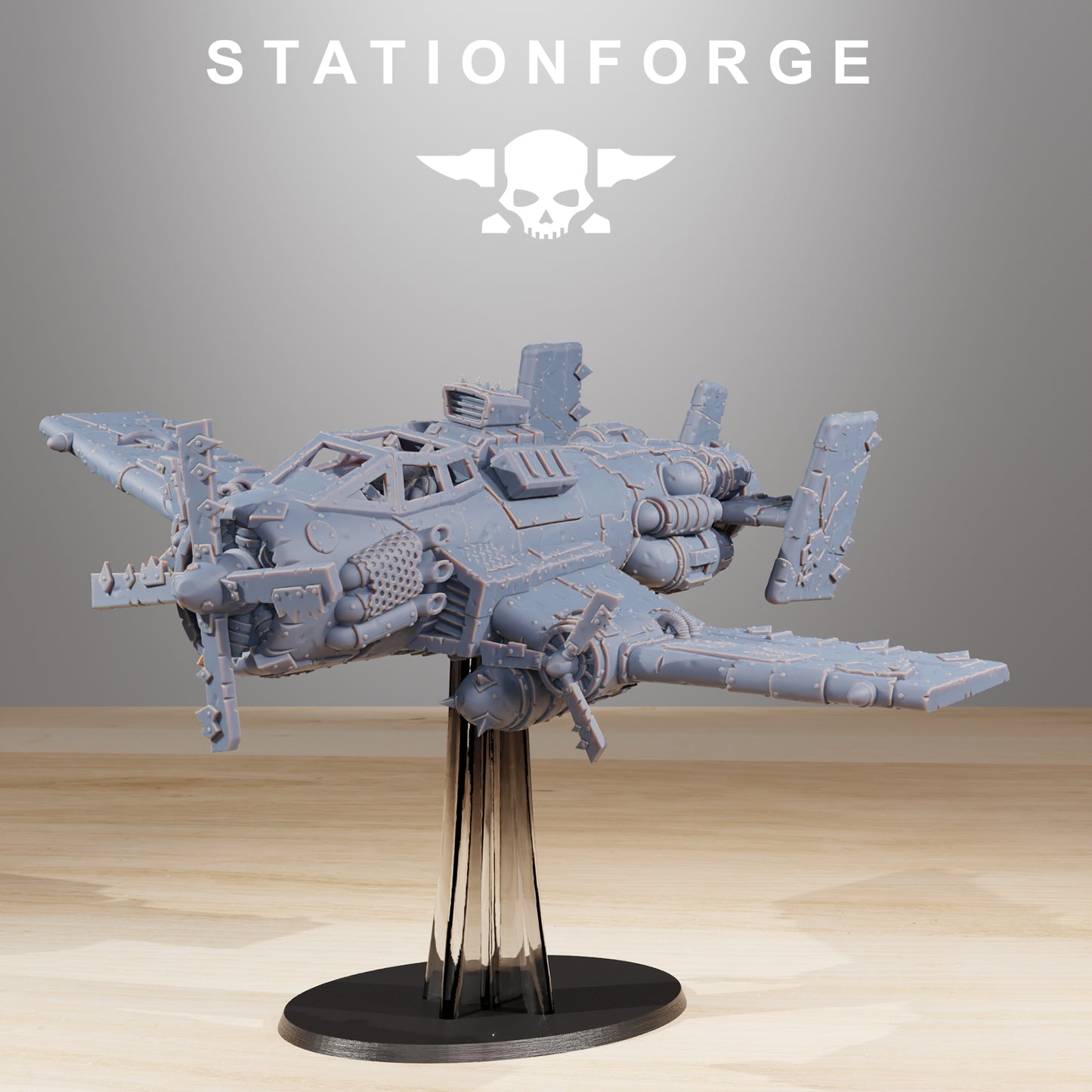 Orkaz-Flugzeug - Station Forge