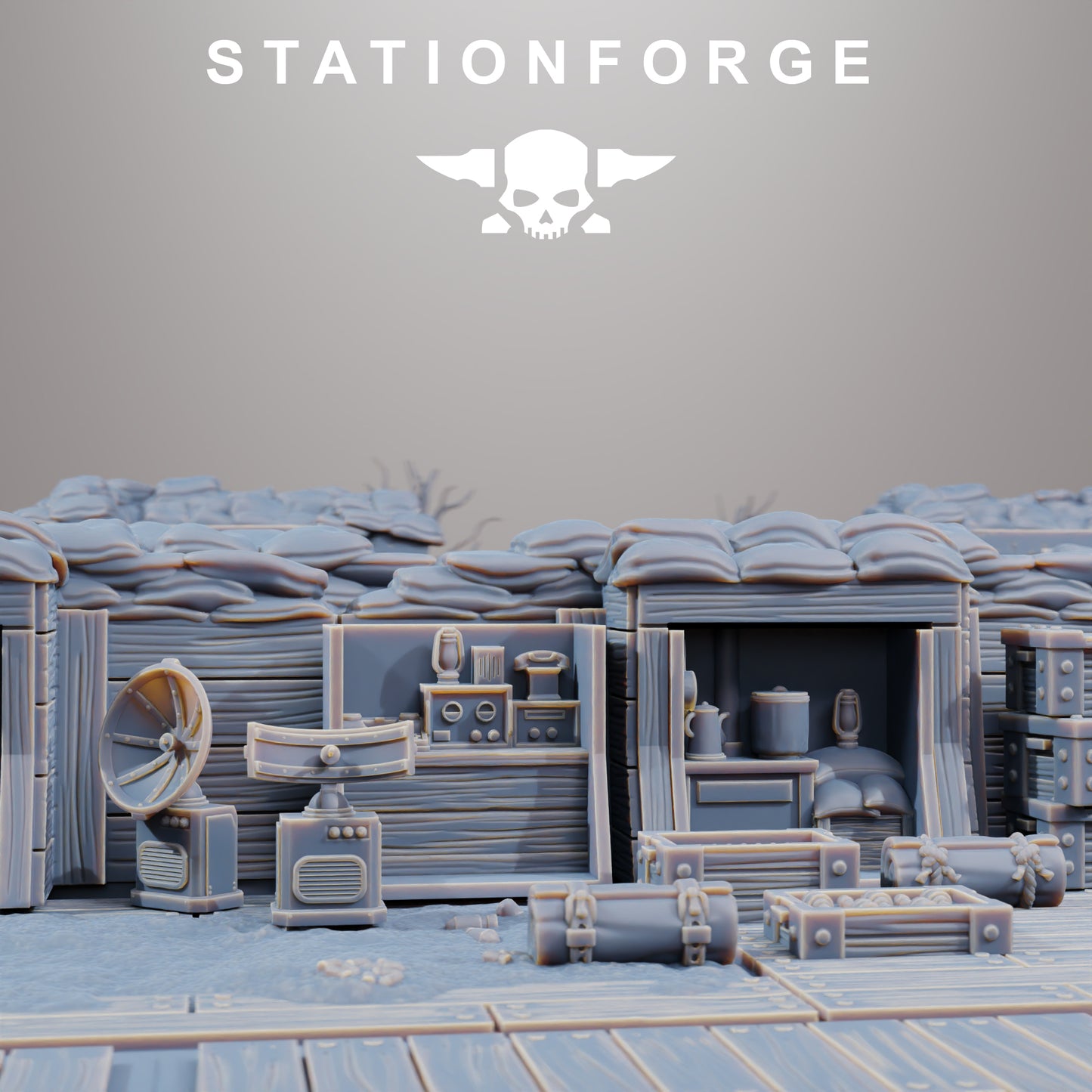 GrimGuard Trench Terrain - Station Forge