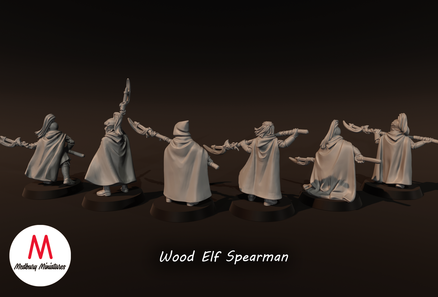 Wood Elf Spearmen - Medbury Miniatures