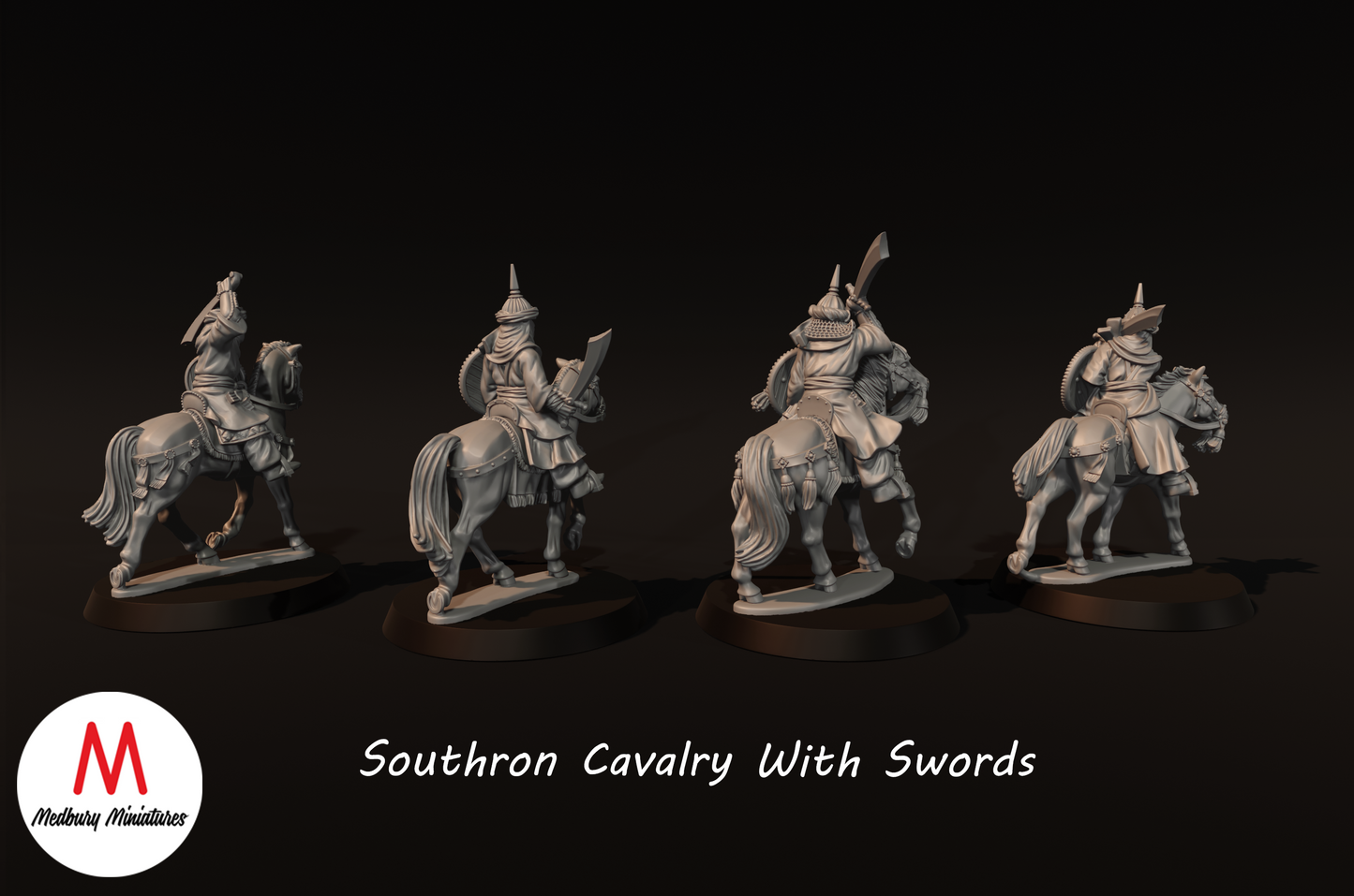 Southron Cavalry with Swords - Medbury Miniatures