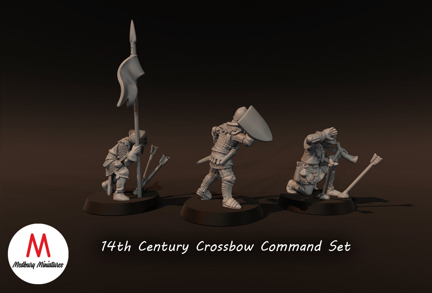 14th Century Crossbow Command Set - Medbury Miniatures