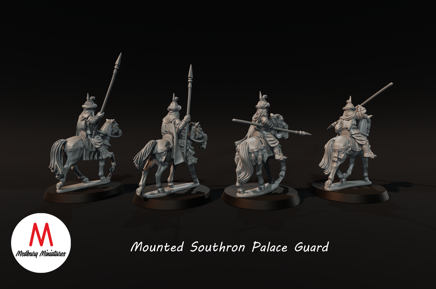 Mounted Southron Palace Guard - Medbury Miniatures