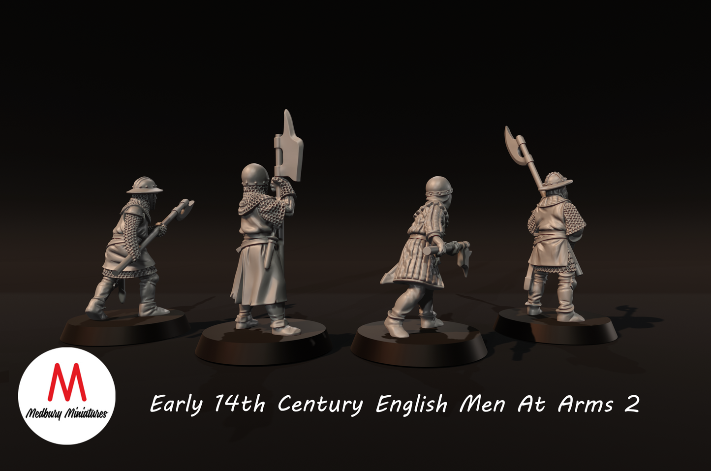 Early 14th Century English Men at Arms 2 - Medbury Miniatures