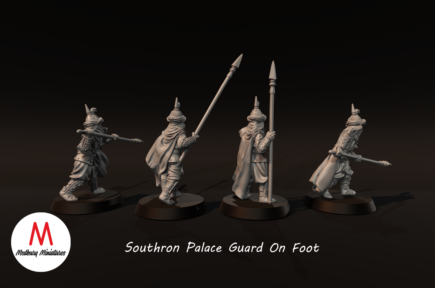 Südlicher Palastwächter zu Fuß - Medbury Miniatures