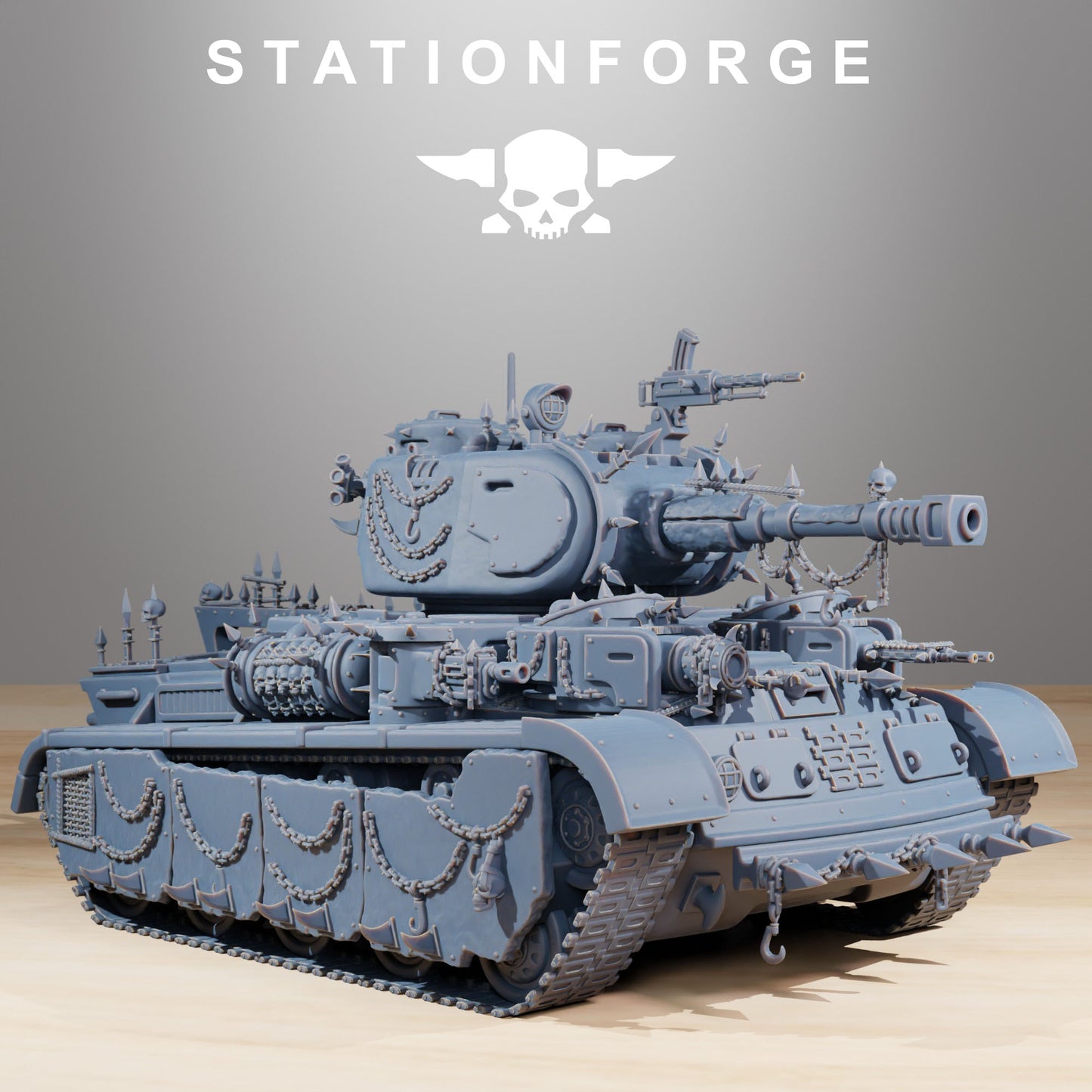 Schwerer Panzer Grimguard mit Corrupted Conversion Kit - Station Forge