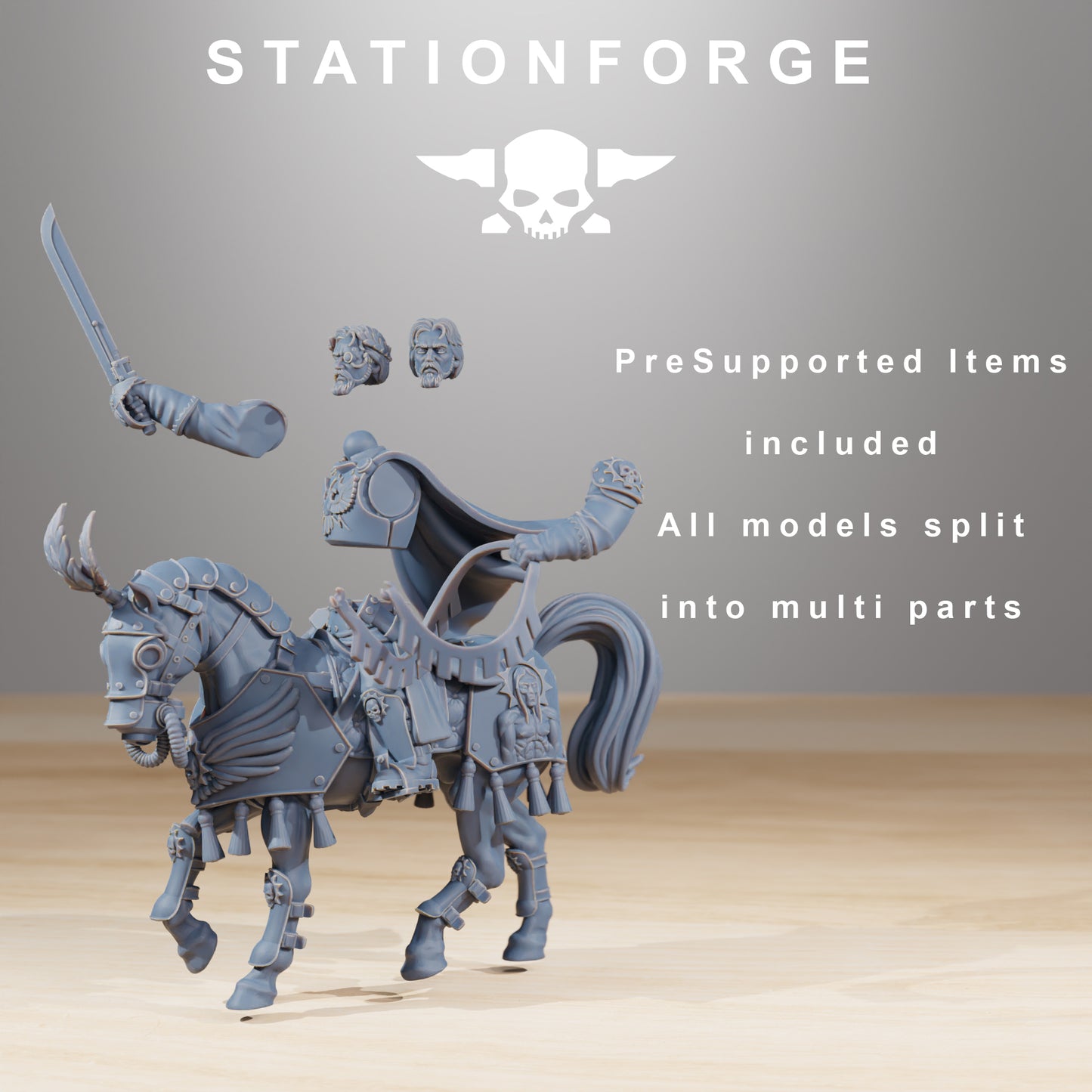 Commandants de cavalerie de la Garde nationale - Station Forge