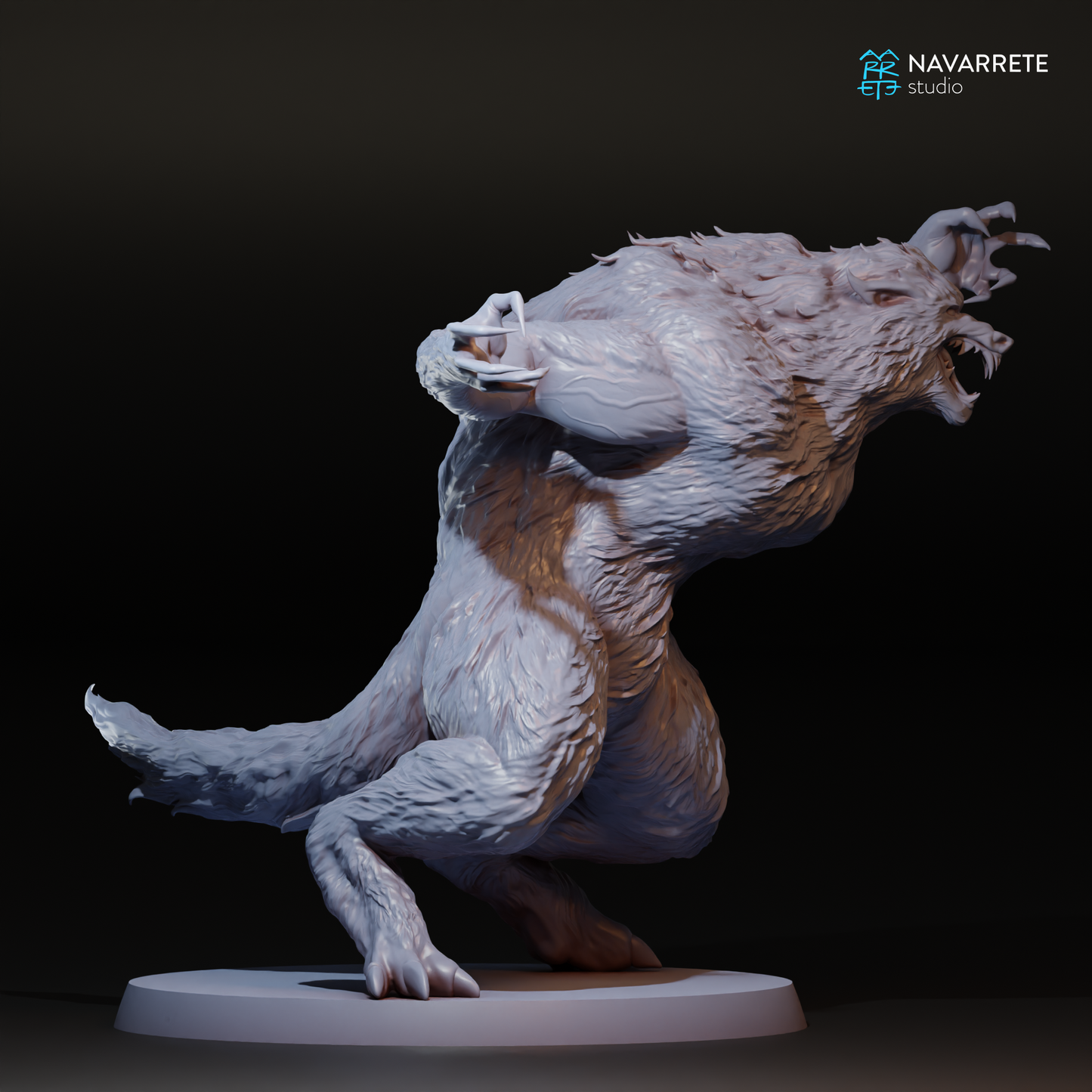 Werewolf Pose 3 - Navarrete Studio