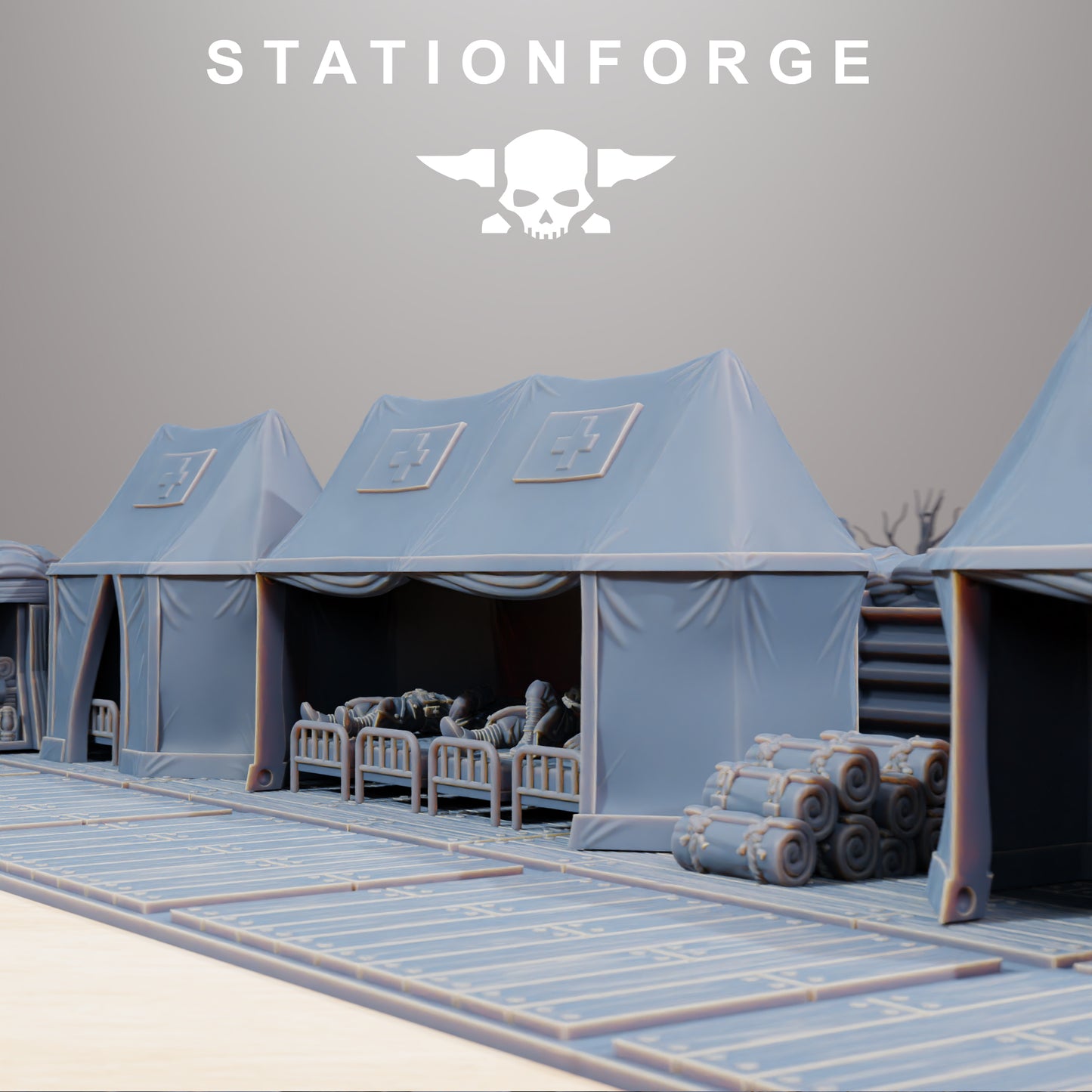 Terrain de tranchée GrimGuard - Station Forge