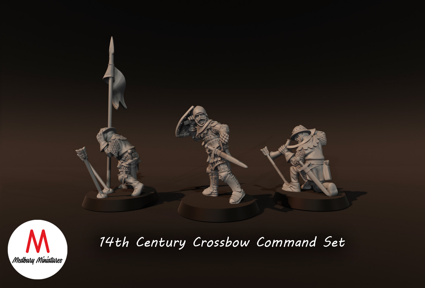 14th Century Crossbow Command Set - Medbury Miniatures