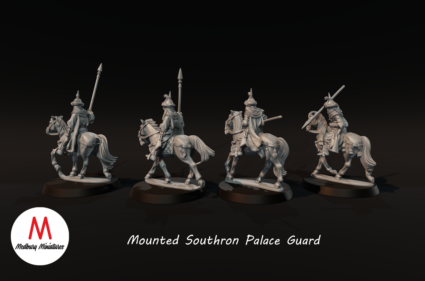 Mounted Southron Palace Guard - Medbury Miniatures