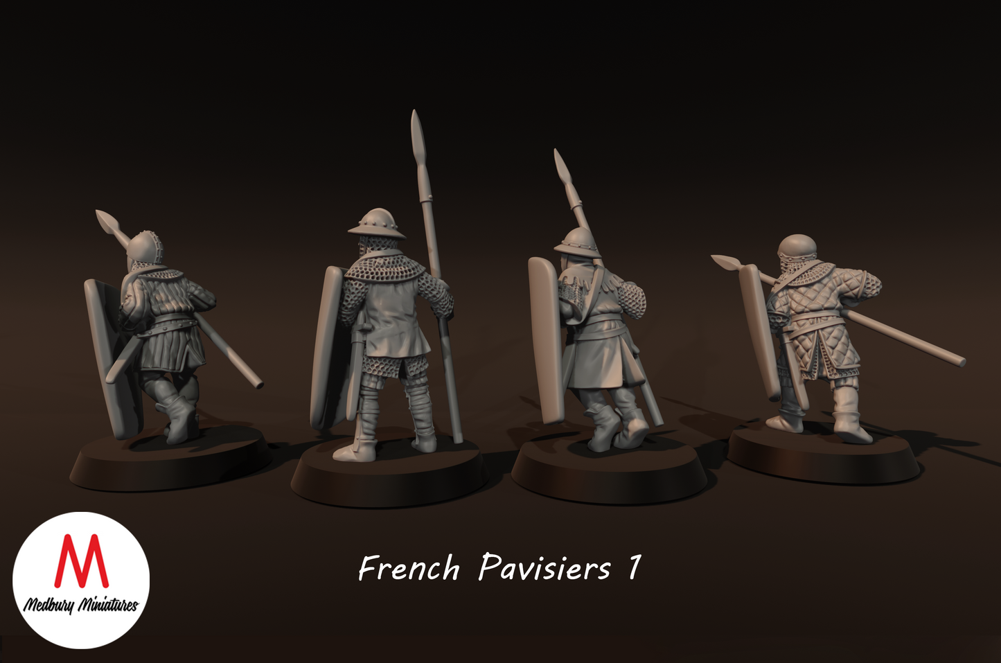 French Pavisiers 1 - Medbury Miniatures