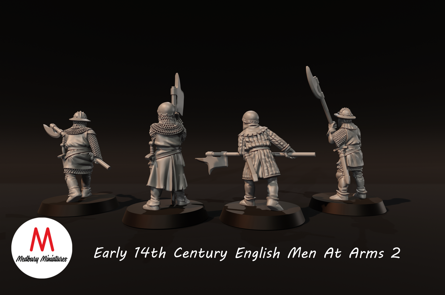 Early 14th Century English Men at Arms 2 - Medbury Miniatures