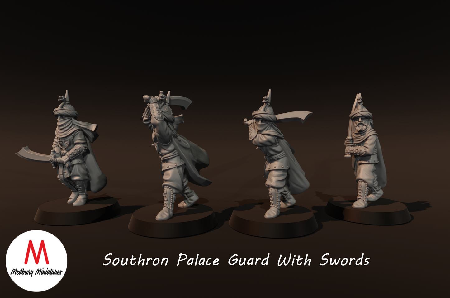 Southron Palace Guard with Swords - Medbury Miniatures