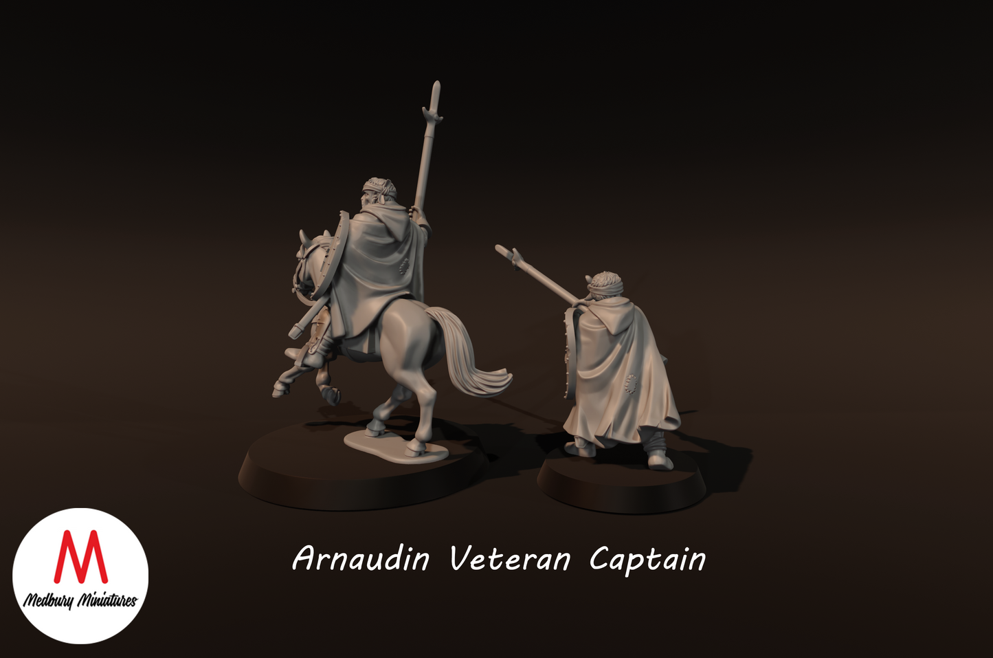 Arnaudin Veteran Captain - Medbury Miniatures