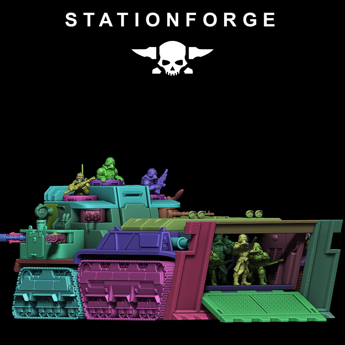 Char de transport GrimGuard - Station Forge