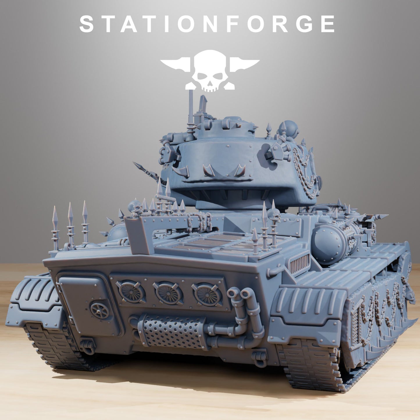 Schwerer Panzer Grimguard mit Corrupted Conversion Kit - Station Forge