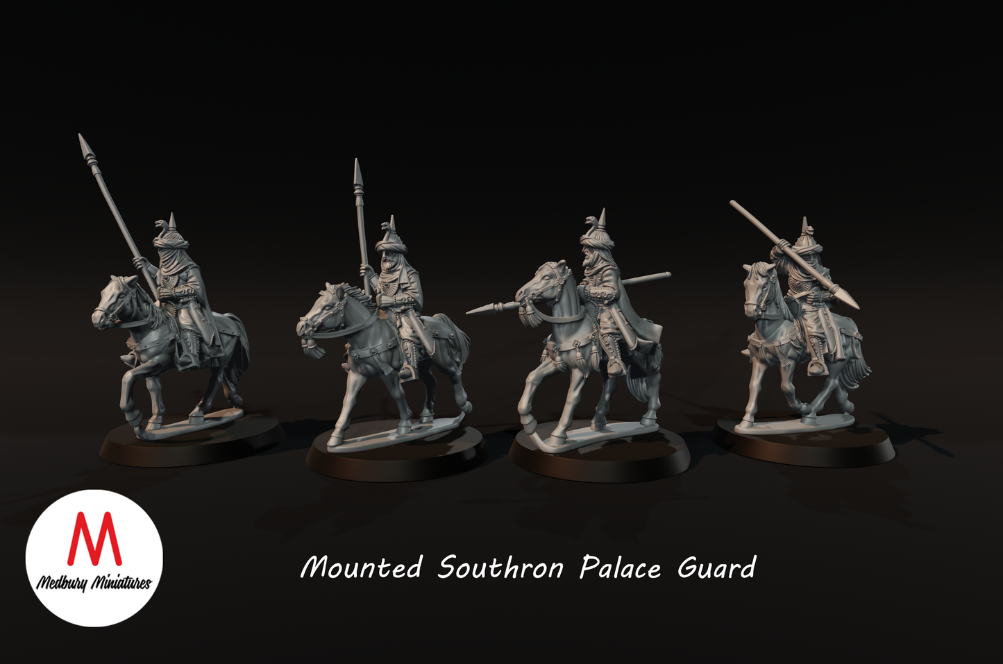 Mounted Southron Palace Guard - Medbury Miniatures