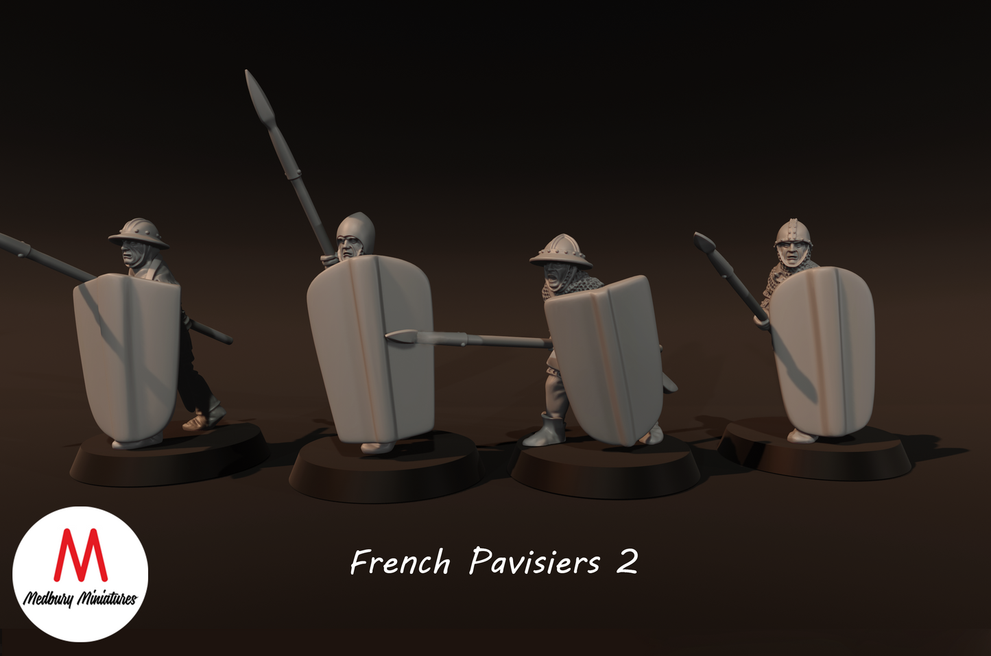 French Pavisiers 2 - Medbury Miniatures