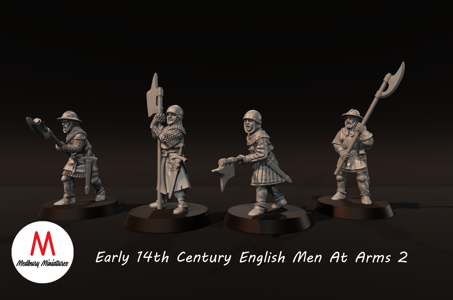 Early 14th Century English Men at Arms 2 - Medbury Miniatures