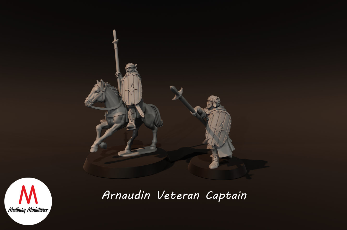 Arnaudin Veteran Captain - Medbury Miniatures