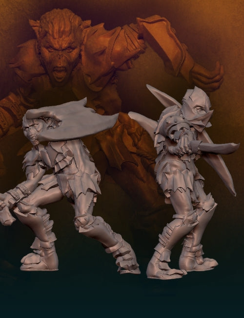 6x Goblin with Swords and Shields - Davale Games