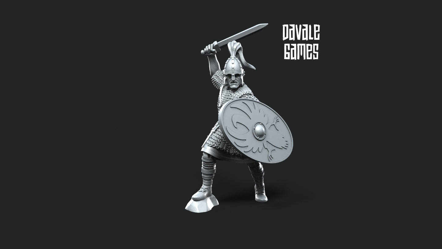 6x Roman Soldiers with Swords - Davale Games