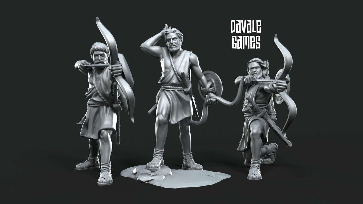 6x Archers Toxotai de Zeus - Historique - Davale Games