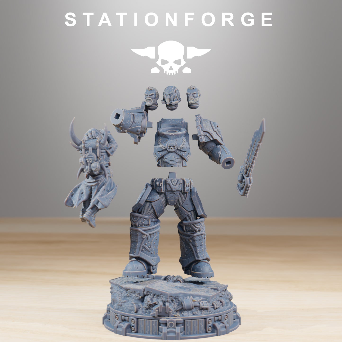 Objet de collection et buste de Socratis - Station Forge