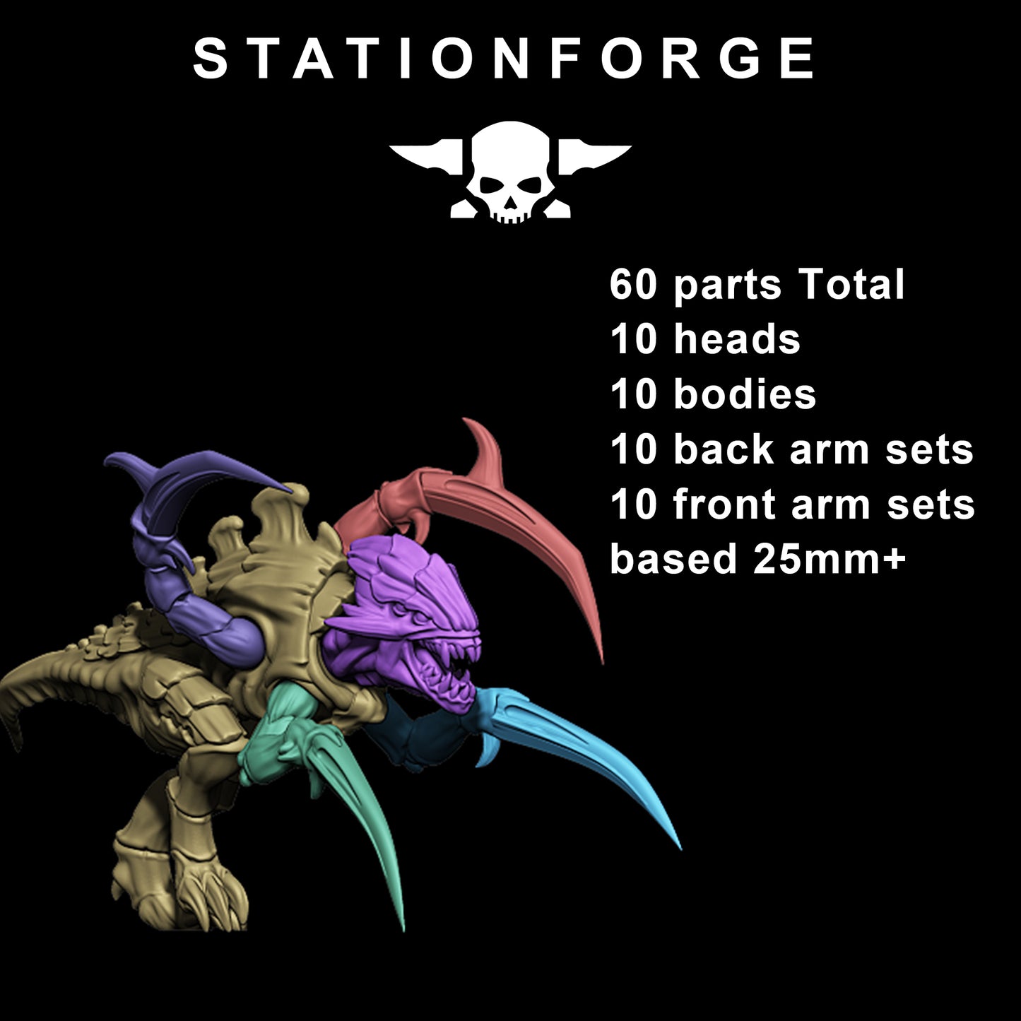 Xenarid Infantry Melee Unit - Station Forge