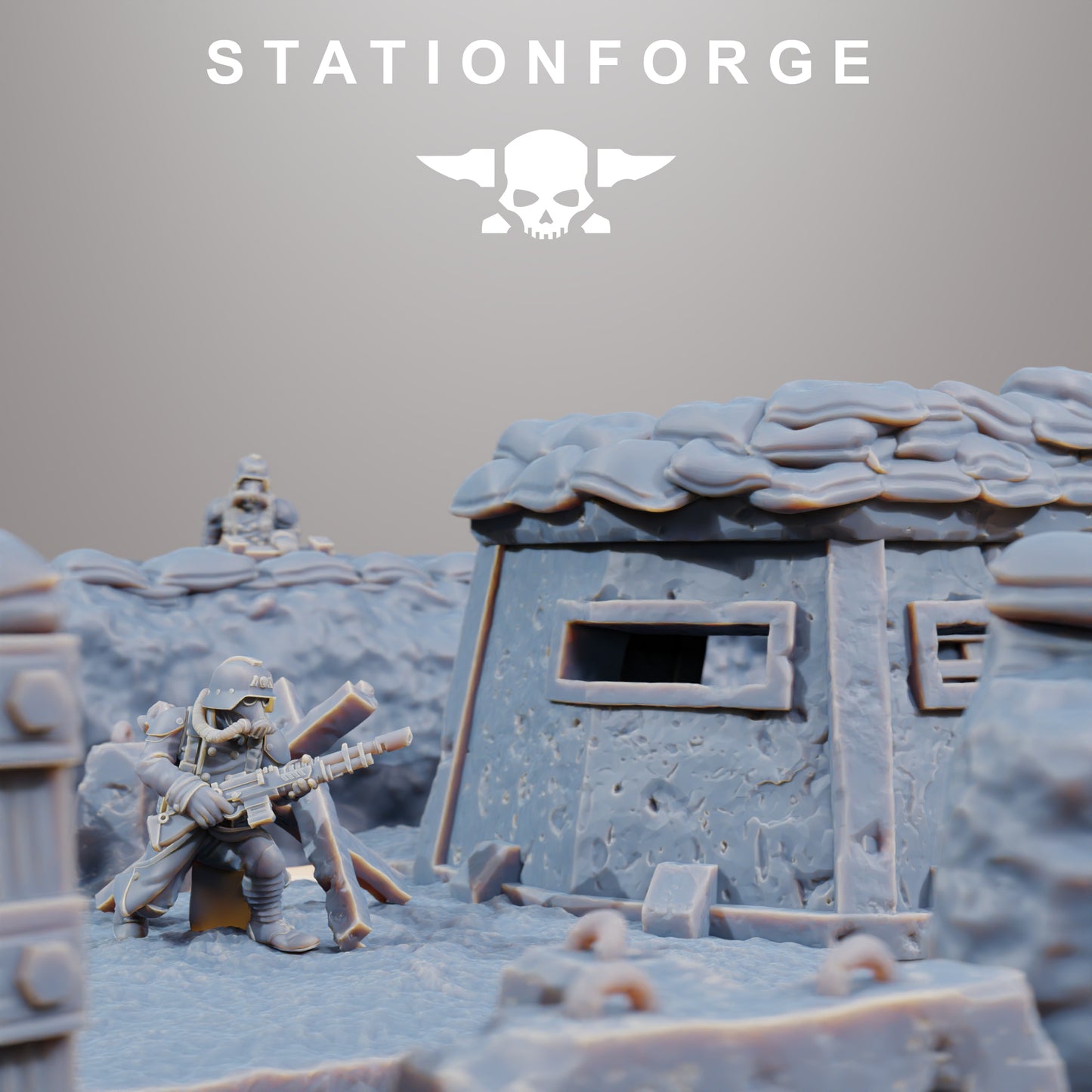 GrimGuard Trench Terrain - Station Forge