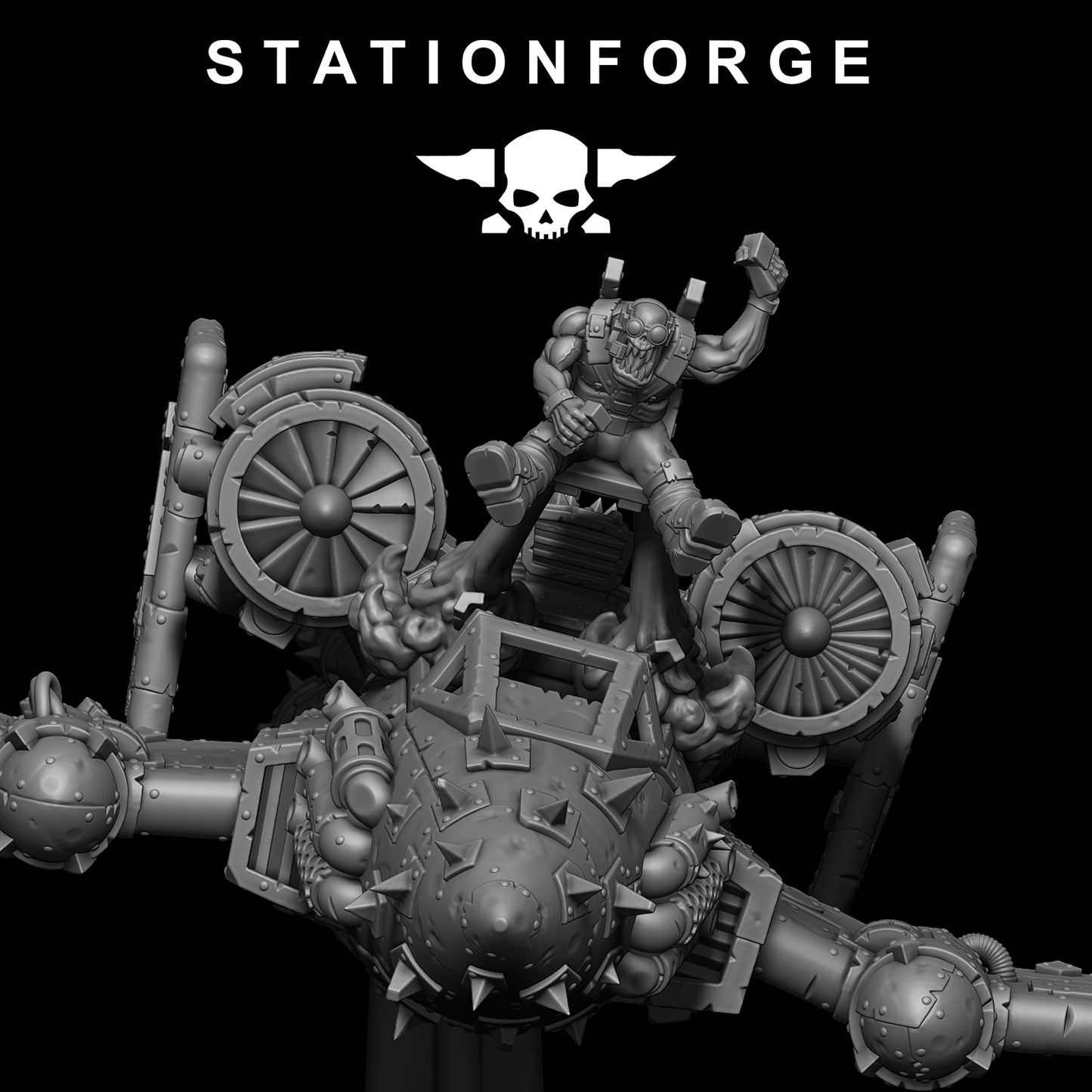 Orkaz-Flugzeug - Station Forge