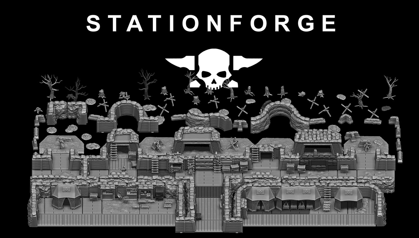 GrimGuard Trench Terrain - Station Forge