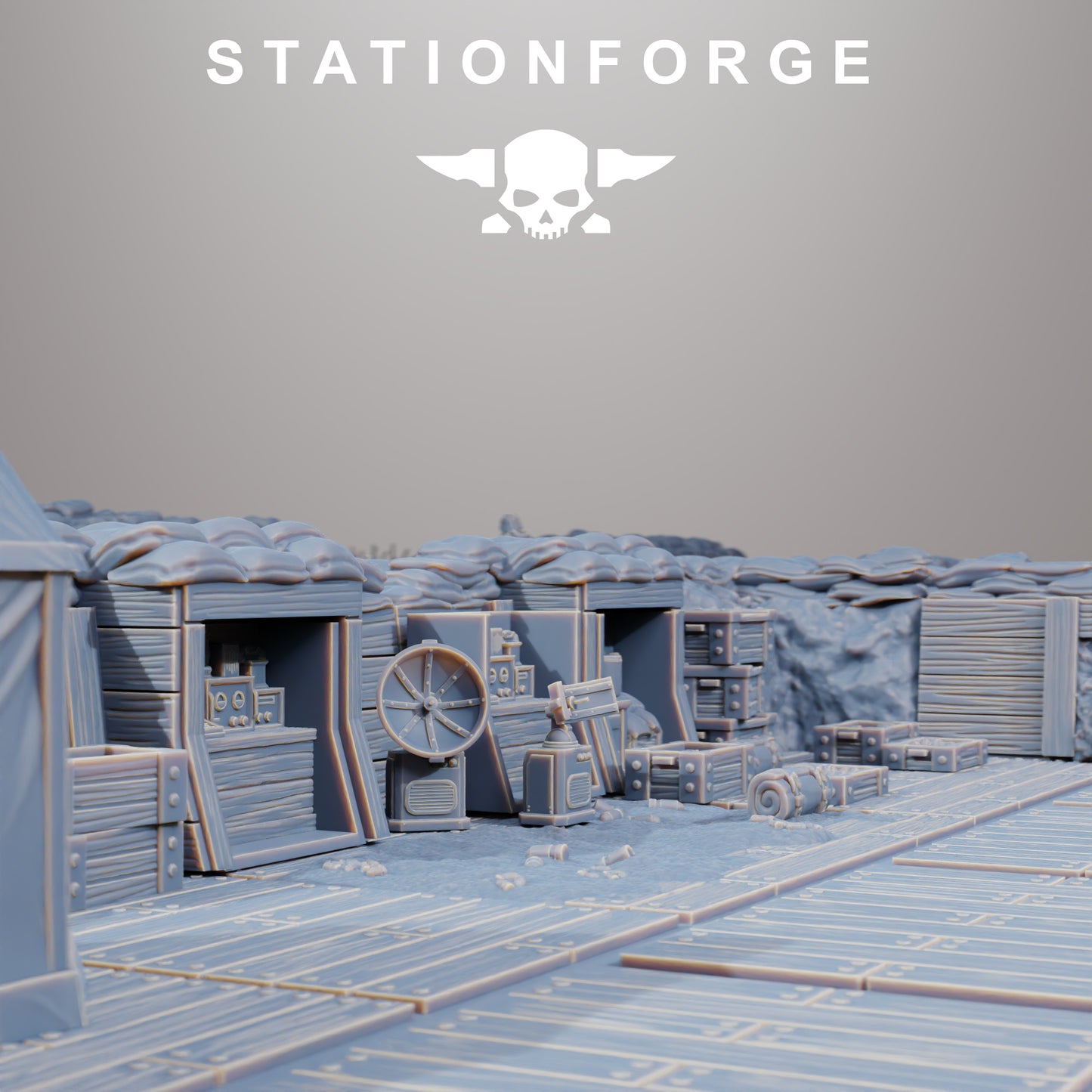 GrimGuard Trench Terrain - Station Forge