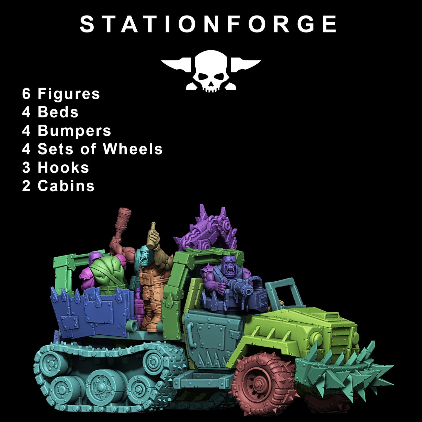 Chariot de fête Orkaz - Station Forge